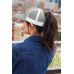 Port Authority® Snapback Ponytail Trucker Cap